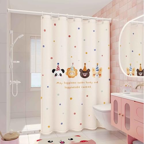 YWQJL Falttürvorhang,Mit Teleskopstange,Magnetischer Türvorhang mit Verdunkelung, Faltbarer Raumteiler für Bad/Schlafzimmer/Wohnzimmer, Akkordeon-Design(01,W 100*H 180cm) von YWQJL