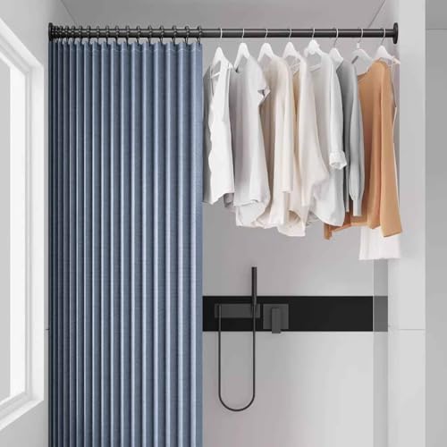 YWQJL Falttürvorhang,Mit Teleskopstange,Magnetischer Türvorhang mit Verdunkelung, Faltbarer Raumteiler für Bad/Schlafzimmer/Wohnzimmer, Akkordeon-Design(03,W 150*H 180cm) von YWQJL