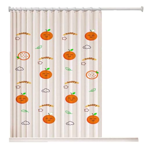 YWQJL Falttürvorhang,Mit Teleskopstange,Magnetischer Türvorhang mit Verdunkelung, Faltbarer Raumteiler für Bad/Schlafzimmer/Wohnzimmer, Akkordeon-Design(04,W120*H200cm) von YWQJL