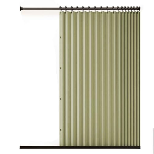 YWQJL Falttürvorhang,Mit Teleskopstange,Magnetischer Türvorhang mit Verdunkelung, Faltbarer Raumteiler für Bad/Schlafzimmer/Wohnzimmer, Akkordeon-Design(05,W 120*H 200cm) von YWQJL