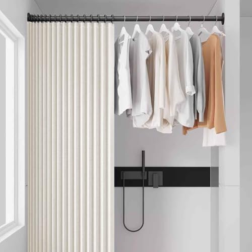 YWQJL Falttürvorhang,Mit Teleskopstange,Magnetischer Türvorhang mit Verdunkelung, Faltbarer Raumteiler für Bad/Schlafzimmer/Wohnzimmer, Akkordeon-Design(05,W 220*H 180cm) von YWQJL