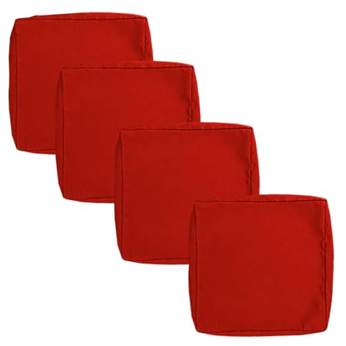 YWQJL Outdoor Sitzkissen Wetterfest Sitzkissen Bezug Outdoor Bezüge Für Loungemöbel Sofa Sitzkissenbezug Wasserdichter Sofabezug 4 Stück Bezüge Für Gartenpolster(#7,63x68x12cm/4pc) von YWQJL