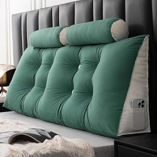 YWQJL Rückenkissen Für Bett Stützkissen Rücken Keilkissen Für Bett Lesekissen Für Bett Rückenstütze Bett Grosse Kissen Sofa Rückenlehne Kissen Zum Anlehnen Im Bett(#8,120x50x20cm) von YWQJL