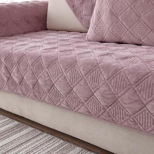 YWQJL Samt Sofabezug Sofaschoner antirutsch1 2 3 4 Sitzer,l Form Sofaüberwurf rutschfest,Sofa Überzug hundedecke Sofa Couch Überzug Couch Überzug Sofa Überwurf (#12, 110x240cm) von YWQJL