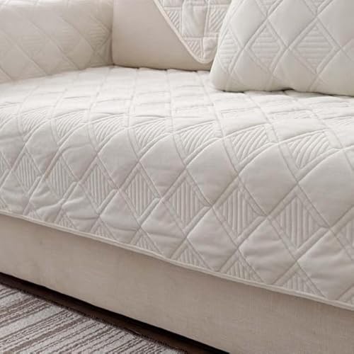 YWQJL Samt Sofabezug Sofaschoner antirutsch1 2 3 4 Sitzer,l Form Sofaüberwurf rutschfest,Sofa Überzug hundedecke Sofa Couch Überzug Couch Überzug Sofa Überwurf (#14, 90x210cm) von YWQJL