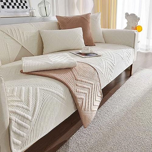 YWQJL Samt Sofabezug Sofaschoner rutschfest 1 2 3 4 Sitzer,l Form Sofaüberwurf,Sofa Überzug Ecksofa Pets Dog Couch Überzug Couch Überzug Sofa Überwurf (#5, 70x150cm) von YWQJL