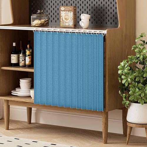 YWQJL Schrank Vorhänge Abdunkelnde Vorhänge Staubdichter Vorhang Für Regale Schrankvorhang Zum Schieben Vorhang Küchenschrank Schrank Vorhang Vorhänge Für Schienen(#3,W200xH100cm) von YWQJL