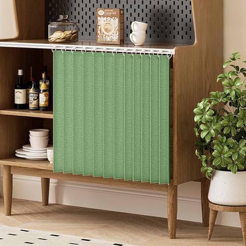 YWQJL Schrank Vorhänge Abdunkelnde Vorhänge Staubdichter Vorhang Für Regale Schrankvorhang Zum Schieben Vorhang Küchenschrank Schrank Vorhang Vorhänge Für Schienen(#4,W170xH70cm) von YWQJL