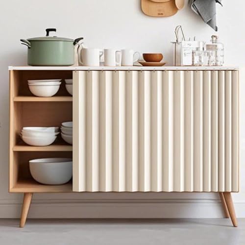 YWQJL Schrank Vorhänge Schrankvorhang Zum Schieben Schrank Vorhang Vorhang Für Küchenschrank Verdunklungsvorhang Tür Vorhang Deko Raumteiler Vorhang Mit Schienen(#1,W120xH80cm) von YWQJL