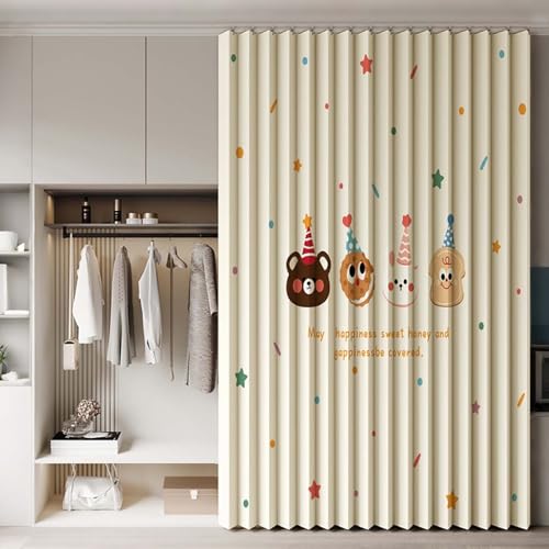 YWQJL Schrank Vorhang Schrankvorhang Vorhang Für Schiene Vorhang Küchenschrank Regal Vorhang Selbstklebend Schrankvorhänge Verdunklungsvorhänge Vorhang Für Schrank(#5,W120cmxH220cm) von YWQJL