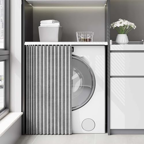 YWQJL Schrank Vorhang Selbstklebend Vorhang Für Schiene Verdunklungsvorhänge Vorhang Küchenschrank Vorhang Für Offenes Regal Schrankvorhang Zum Schieben(#5,W90xH90cm) von YWQJL