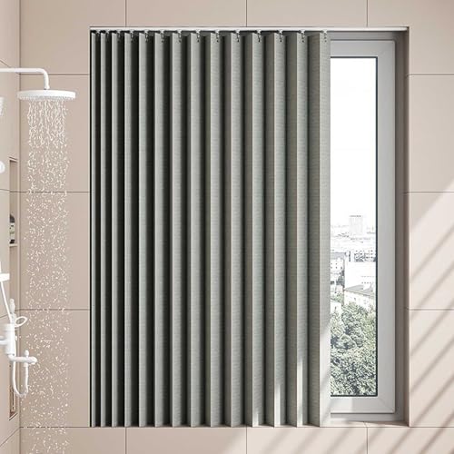 YWQJL Schrank Vorhang Vorhang Mit Schiene Schrankvorhang Staubdichter Vorhang Für Offenes Regal Verdunklungsvorhänge Badezimmer Gardinen Vorhang Küchenschrank(#3,W200xH240cm) von YWQJL