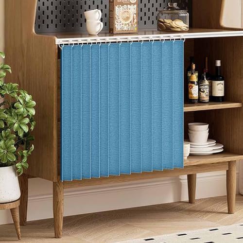 YWQJL Schrank Vorhang Vorhang Mit Schiene Schrankvorhang Zum Schieben Vorhang Für Offenes Regal Verdunklungsvorhänge Kurz Staubdichter Vorhang Schrankvorhänge(#4,W230xH70cm) von YWQJL