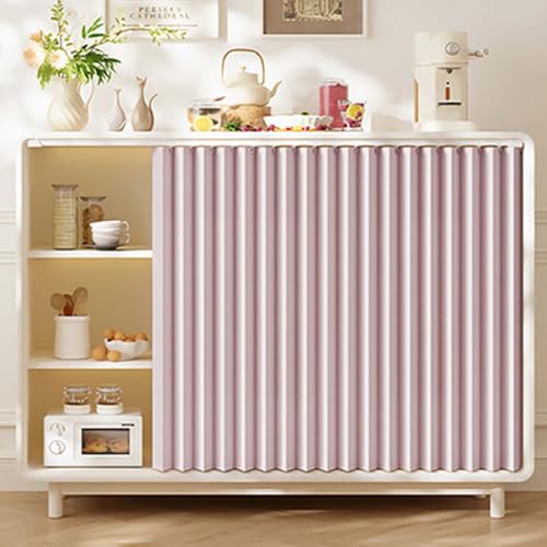 YWQJL Schrank Vorhang Vorhang Mit Schiene Vorhang Für Regale Selbstklebend Privatsphäre Schrankvorhang Vorhang Küchenschrank Vorhang Für Schrank Wasserdicht(#8,W45xH70cm) von YWQJL