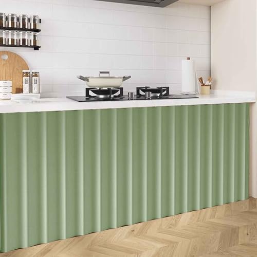 YWQJL Schrankvorhänge Für Küche, Kleiderschrank, Badezimmer, Staubdichter Vorhang Für Regale, Wandpaneele, Regal Vorhang, Coffee Shop Vorhang, Schrank Schatten Vorhang(2,W*H/180 * 200cm) von YWQJL