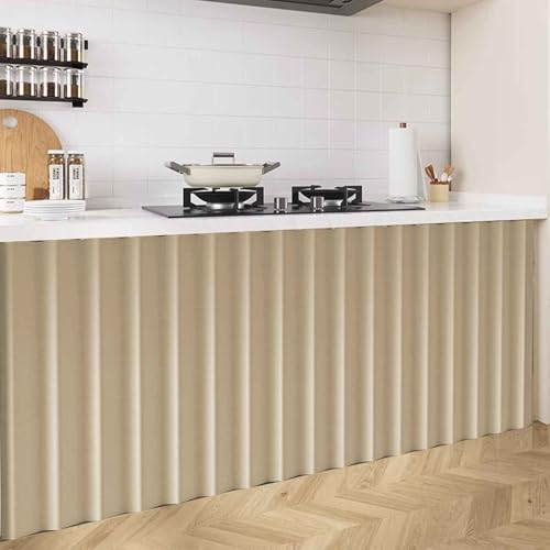 YWQJL Schrankvorhänge Für Küche, Kleiderschrank, Badezimmer, Staubdichter Vorhang Für Regale, Wandpaneele, Regal Vorhang, Coffee Shop Vorhang, Schrank Schatten Vorhang(4,W*H/180 * 180cm) von YWQJL