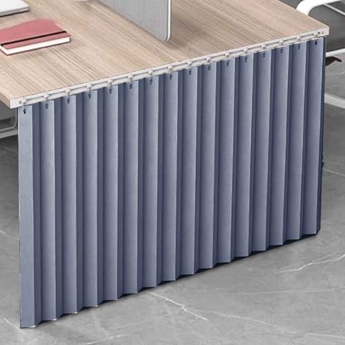 YWQJL Schrankvorhang, Schrank Vorhang mit schiene Staubdichter Vorhang für Regale Schrank Vorhang Zum Schieben Schrank Schatten Vorhan Wasserdicht Schrankvorhänge Küche für Regale(2,W*H/50 * 90cm) von YWQJL