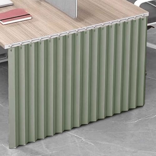 YWQJL Schrankvorhang, Schrank Vorhang mit schiene Staubdichter Vorhang für Regale Schrank Vorhang Zum Schieben Schrank Schatten Vorhan Wasserdicht Schrankvorhänge Küche für Regale(4,W*H/50 * 90cm) von YWQJL