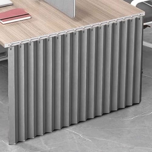 YWQJL Schrankvorhang, Schrank Vorhang mit schiene Staubdichter Vorhang für Regale Schrank Vorhang Zum Schieben Schrank Schatten Vorhan Wasserdicht Schrankvorhänge Küche für Regale(5,W*H/50 * 90cm) von YWQJL