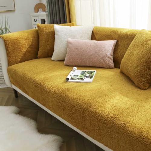 YWQJL Sofabezug 1 2 3 4 Sitzer Sofaschoner rutschfest Couchbezug L Form Waschbarer Dekor Perim Sofa Decken Sofaschutz Katze Hund Decke Doppelseitiger Gesteppter(A-2,70x210cm) von YWQJL