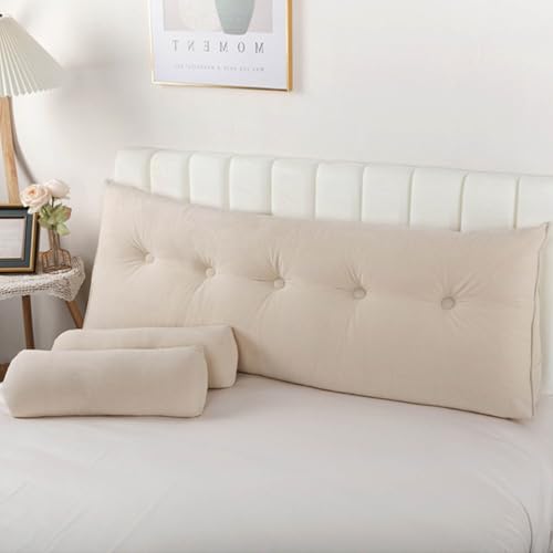 YWQJL Stützkissen Rücken Lesekissen Für Bett Und Sofa Keilkissen Für Bett Rückenkissen Für Bett Rückenstützkissen Rückenlehne Kissen Lendenwirbelkissen(#3,100x50x20cm) von YWQJL