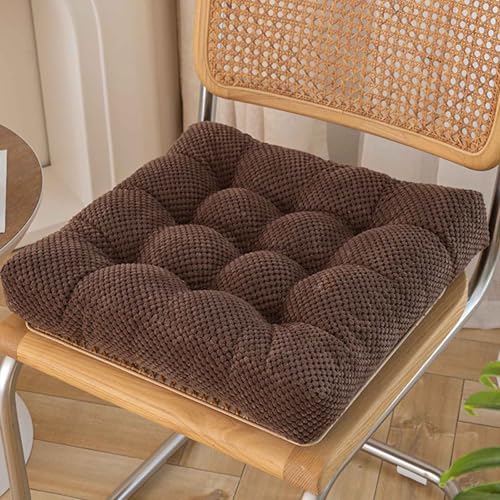 YWQJL Stuhlkissen Sitzkissen Futonmatte Tatami-Matte Langzeit-Sitzbodenstuhlmatte Büro-Esszimmerstuhlmatte Sitzauflagen Gartenmöbel Kissen für drinnen und draußen(013,50 * 50cm) von YWQJL