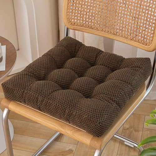 YWQJL Stuhlkissen Sitzkissen Futonmatte Tatami-Matte Langzeit-Sitzbodenstuhlmatte Büro-Esszimmerstuhlmatte Sitzauflagen Gartenmöbel Kissen für drinnen und draußen(015,50 * 50cm) von YWQJL