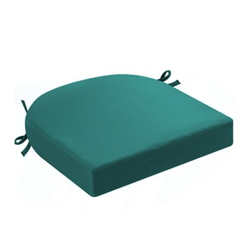 YWQJL Stuhlkissen Waschbar Abziehbarer Bezug Bunt Stuhlkissen Rund 40 cm Outdoor Seat Cushion Memory Foam Stuhlpolster(#14,47x40x5cm) von YWQJL