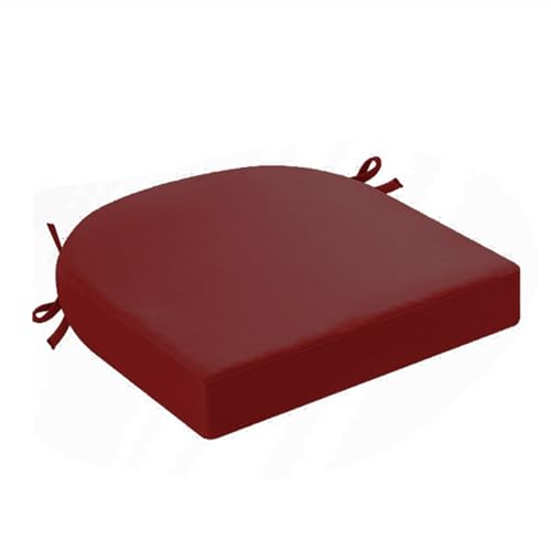 YWQJL Stuhlkissen Waschbar Abziehbarer Bezug Bunt Stuhlkissen Rund 40 cm Outdoor Seat Cushion Memory Foam Stuhlpolster(#16,47x40x5cm) von YWQJL