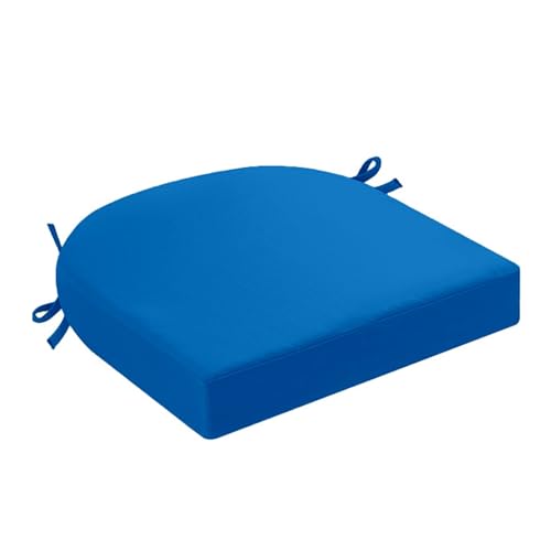 YWQJL Stuhlkissen Waschbar Abziehbarer Bezug Bunt Stuhlkissen Rund 40 cm Outdoor Seat Cushion Memory Foam Stuhlpolster(#19,43x43x8cm) von YWQJL
