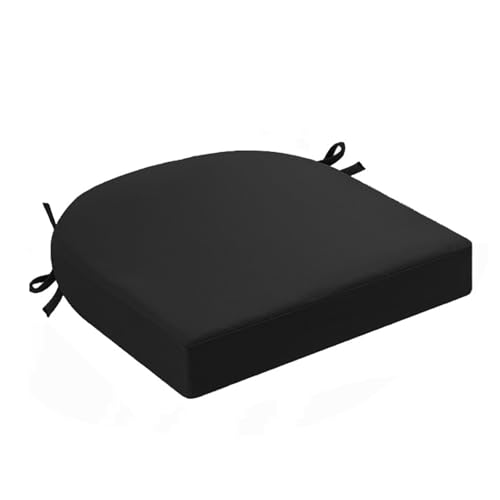 YWQJL Stuhlkissen Waschbar Abziehbarer Bezug Bunt Stuhlkissen Rund 40 cm Outdoor Seat Cushion Memory Foam Stuhlpolster(#2,43x40x5cm) von YWQJL