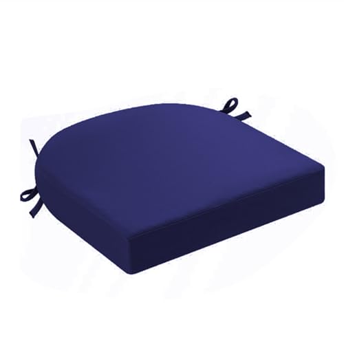 YWQJL Stuhlkissen Waschbar Abziehbarer Bezug Bunt Stuhlkissen Rund 40 cm Outdoor Seat Cushion Memory Foam Stuhlpolster(#20,43x40x5cm) von YWQJL