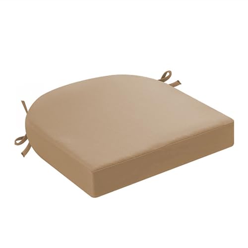 YWQJL Stuhlkissen Waschbar Abziehbarer Bezug Bunt Stuhlkissen Rund 40 cm Outdoor Seat Cushion Memory Foam Stuhlpolster(#5,47x40x5cm) von YWQJL