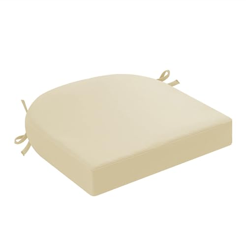 YWQJL Stuhlkissen Waschbar Abziehbarer Bezug Bunt Stuhlkissen Rund 40 cm Outdoor Seat Cushion Memory Foam Stuhlpolster(#7,43x43x5cm) von YWQJL