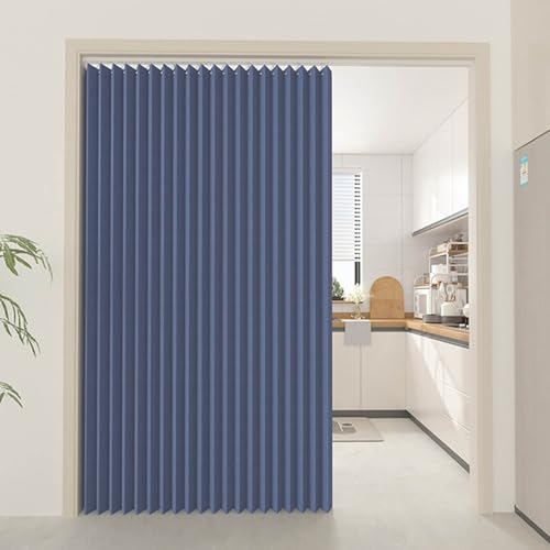 YWQJL Tür Vorhang Schrank Vorhänge Raumteiler Vorhang Mit Schienen Schrankvorhang Türvorhang Für Küche Abdunkelnde Vorhänge Schrank Vorhang Selbstklebend(#3,W240xH240cm) von YWQJL