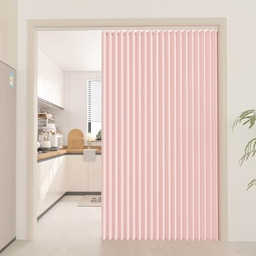 YWQJL Türvorhang Schrank Vorhang Zum Schieben Mit Gleitschienen Tür Vorhang Schrankvorhang Verdunklungsvorhänge Staubdichter Vorhang Für Regal Schrankvorhänge(#2,W300xH220cm) von YWQJL