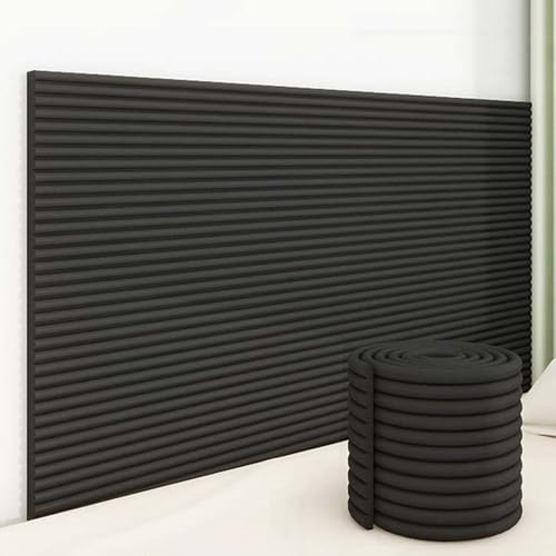 YWQJL Wandkissen Wandpolster Bett 200 cm Wandpaneele Gepolsterter Wandschutz Kinderzimmer Paneele Wand Selbstklebend Antikollision Polsterpaneel Wand(#10,20x200cm/1 roll) von YWQJL