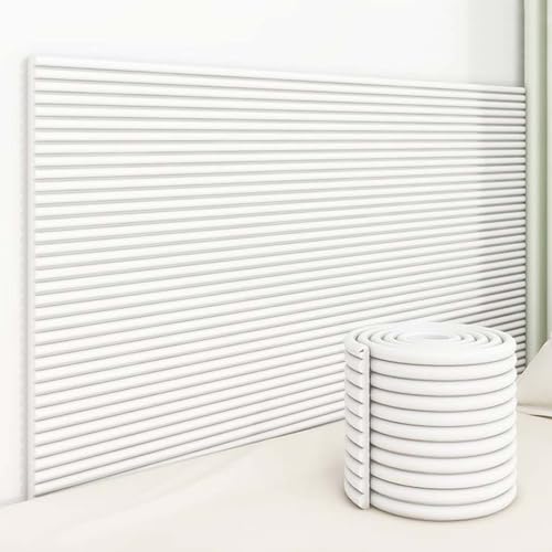 YWQJL Wandkissen Wandpolster Bett 200 cm Wandpaneele Gepolsterter Wandschutz Kinderzimmer Paneele Wand Selbstklebend Antikollision Polsterpaneel Wand(#2,20x200cm/3 Rolls) von YWQJL