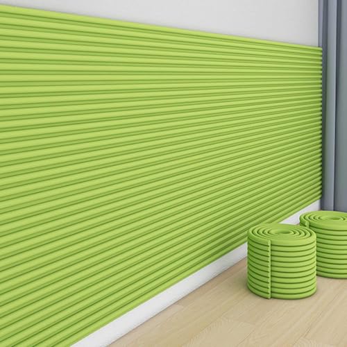 YWQJL Wandkissen Wandpolster Bett 200 cm Wandpaneele Gepolsterter Wandschutz Kinderzimmer Paneele Wand Selbstklebend Antikollision Polsterpaneel Wand(#7,20x200cm/3 Rolls) von YWQJL