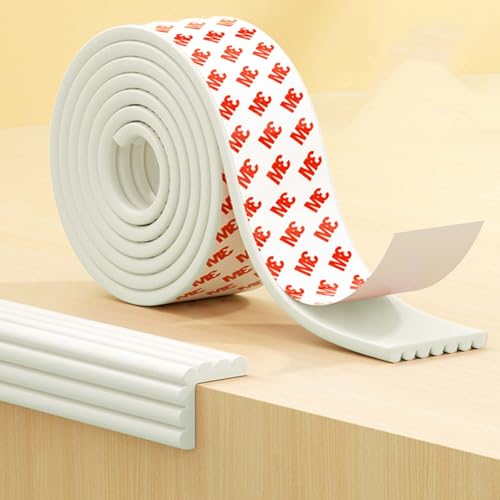 YWQJL Wandkissen Wandpolster Selbstklebend Garage Kantenschutz Tisch Autotür Wandschutz Wandpaneele Gepolstert Paneele Wand Selbstklebend Polsterpaneel Wand(#1,8x200cm/4 Rolls) von YWQJL