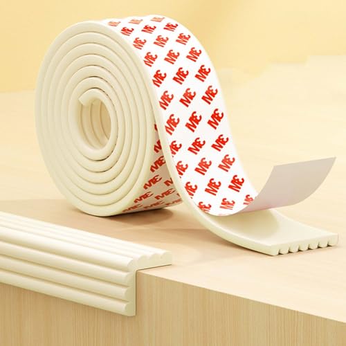 YWQJL Wandkissen Wandpolster Selbstklebend Garage Kantenschutz Tisch Autotür Wandschutz Wandpaneele Gepolstert Paneele Wand Selbstklebend Polsterpaneel Wand(#6,8x200cm/2 Rolls) von YWQJL