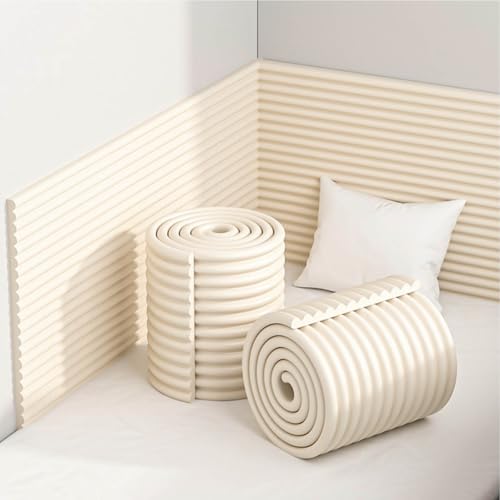 YWQJL Wandkissen Wandschutz Bett Kopfteil Wandpolster Antikollision Polsterpaneel Wand Paneele Wand Selbstklebend Wandpaneele Gepolstert Wandschutzfolie(#1,20x200cm/2 Rolls) von YWQJL