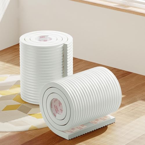 YWQJL Wandkissen Wandschutz Kinderzimmer Wandpolster Wandpaneele Gepolsterter Paneele Wand Selbstklebend Kantenschutz Tisch Wandschutzfolie Polsterpaneel Wand(#2,20x200cm/3 roll) von YWQJL