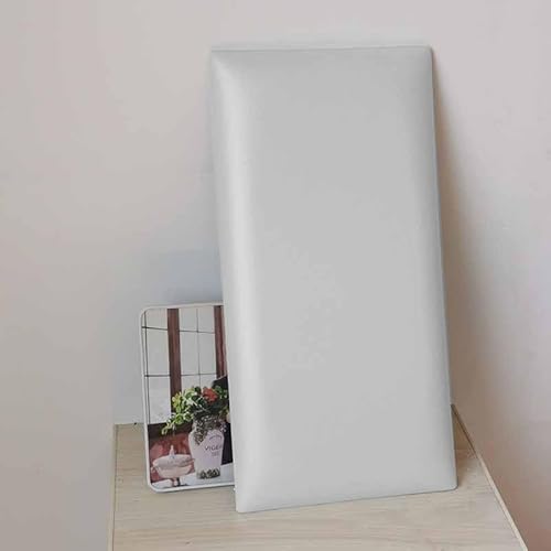 YWQJL Wandpaneele Gepolstert Wandkissen Selbstklebend 3D Selbstklebend Wandaufkleber Paneele Wand,Wandkissen Bett Selbstklebend Leder Polsterpaneel Wandkissen Abnehmbar Schutzplatte(5,20 * 50cm) von YWQJL