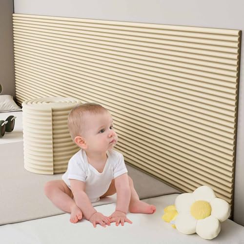 YWQJL Wandpaneele Wandpolster Selbstklebende Wandschutz Pads Für Treppengitter Wandkissen Bett Polsterpaneel Wand Kantenschutz Paneele Wand Selbstklebend Tapete(#9,3 Pcs) von YWQJL