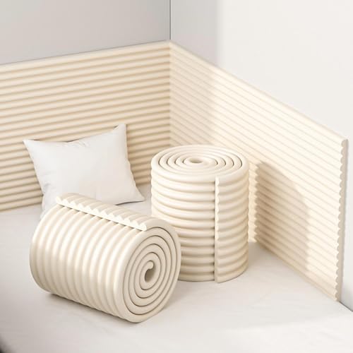 YWQJL Wandpolster Selbstklebende Wandpaneele Wandschutz Stuhllehne Wandkissen Bett Polsterpaneel Wand Kantenschutz Tisch Paneele Wand Selbstklebend Tapete(#1,20x200cm/1 roll) von YWQJL