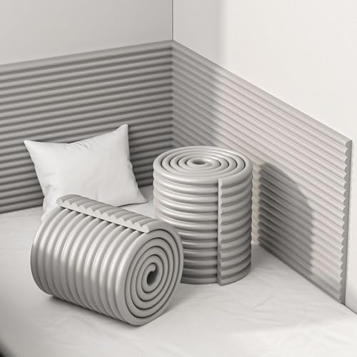 YWQJL Wandpolster Selbstklebende Wandpaneele Wandschutz Stuhllehne Wandkissen Bett Polsterpaneel Wand Kantenschutz Tisch Paneele Wand Selbstklebend Tapete(#5,20x200cm/2 Rolls) von YWQJL