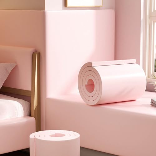 YWQJL Wandschutz Wandkissen Selbstklebend Wandpolster Bett 200cm Polsterpaneel Wand Selbstklebende Paneele Wandpaneele Gepolstert Für Kinderzimmer Kantenschutz(#2,200cmx20cmx1cm) von YWQJL