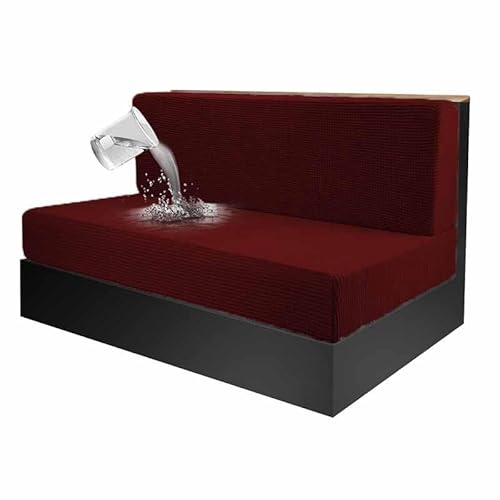 YWQJL Wohnwagen Polsterbezüge Polster Sitzgruppe Sitzkissenbezug 2 Stück Camper Kissenbezüge,Rv-Sitzbezüge, Sofa-Sitzkissenbezüge, Sofakissen-Bezüge Stretch Reisemobilsitz(D,Plus Size) von YWQJL