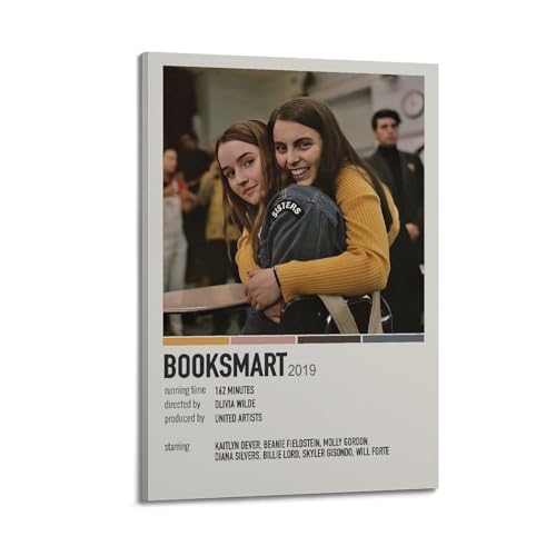 YWRRWQBER Booksmart Poster, ästhetische Wandkunst, Leinwand-Dekor, Vintage-Poster, dekoratives Gemälde für Wohnzimmer, Schlafzimmer, 30 x 45 cm, Rahmenstil YWRRWQBER Booksmart Poster, ästhetische Wandkunst, Leinwand-Dekor, Vintage-Poster, dekoratives Gemälde für Wohnzimmer, Schlafzimmer, 30 x 45 cm, Rahmenstil von YWRRWQBER